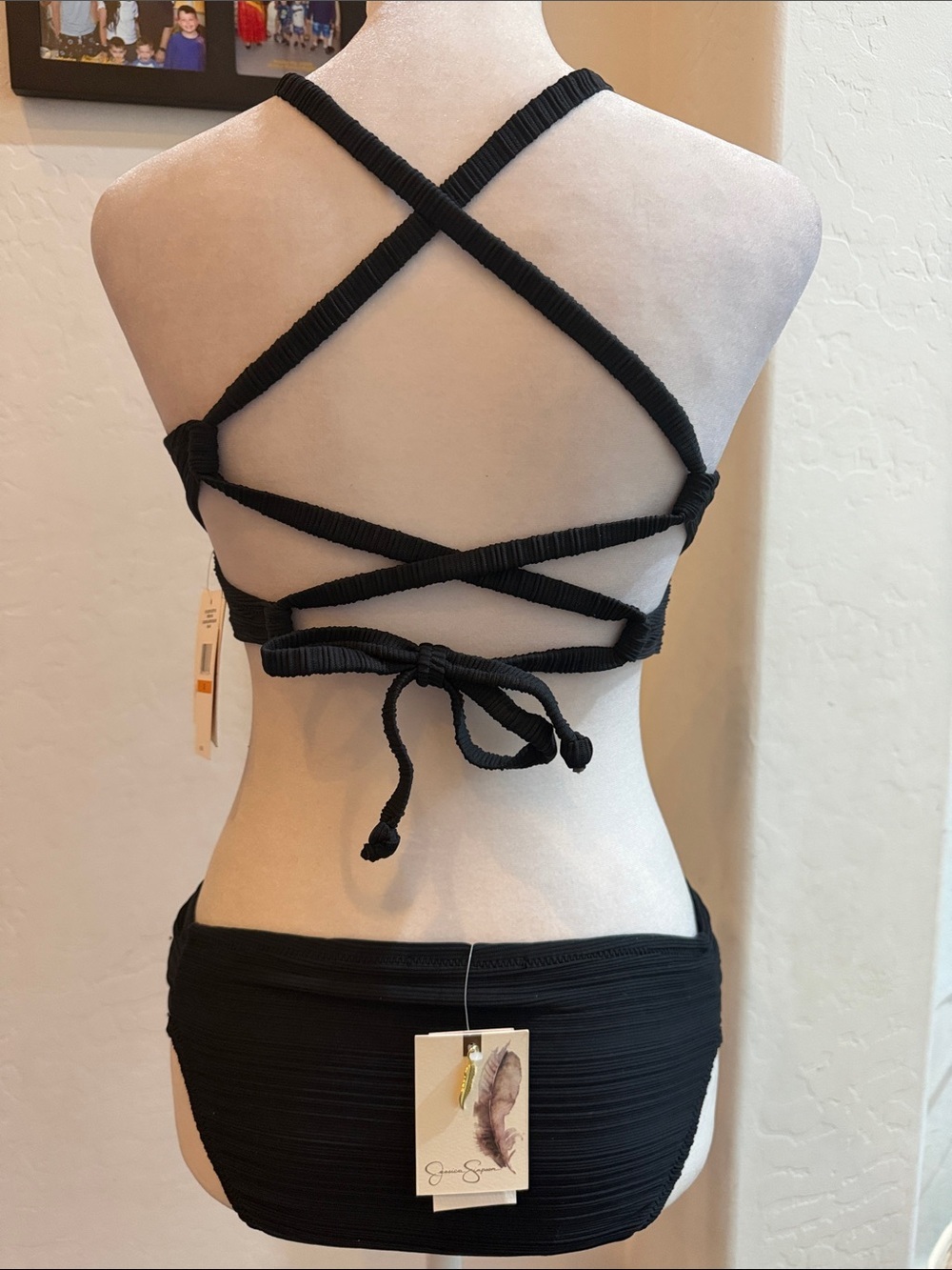 JESSICA SIMPSON | ✨NEW✨ Mix & Match Solid Spring Bikini Set in Black